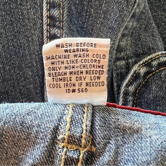 B.U.M. Equipment Women's 100% Cotton Jean Denim Painter Pants Trousers 15/16 - Picture 8 of 13